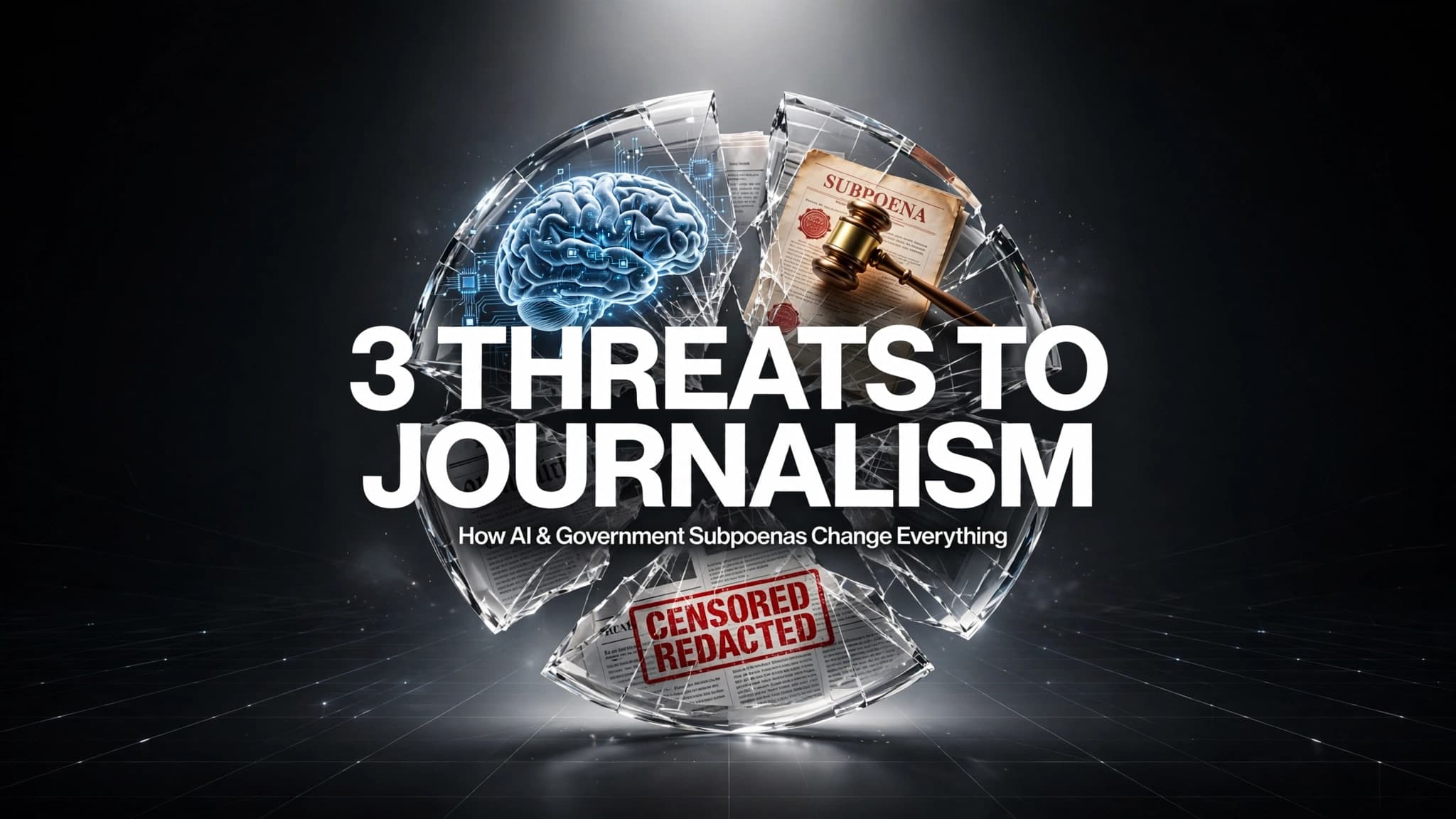 3 Existential Threats to Journalism: How AI and Government Subpoenas are Changing Everything