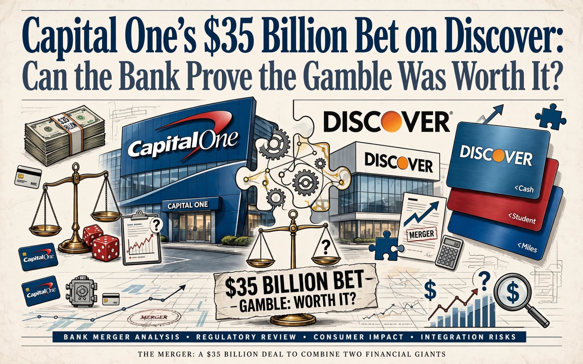 Capital One's $35 Billion Bet on Discover: Can the Bank Prove the Gamble Was Worth It?
