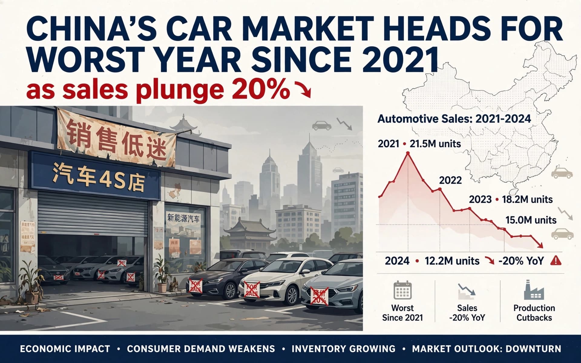 China's Auto Market Faces Brutal 2026: Sales Plunge as Subsidies and Costs Squeeze Margins