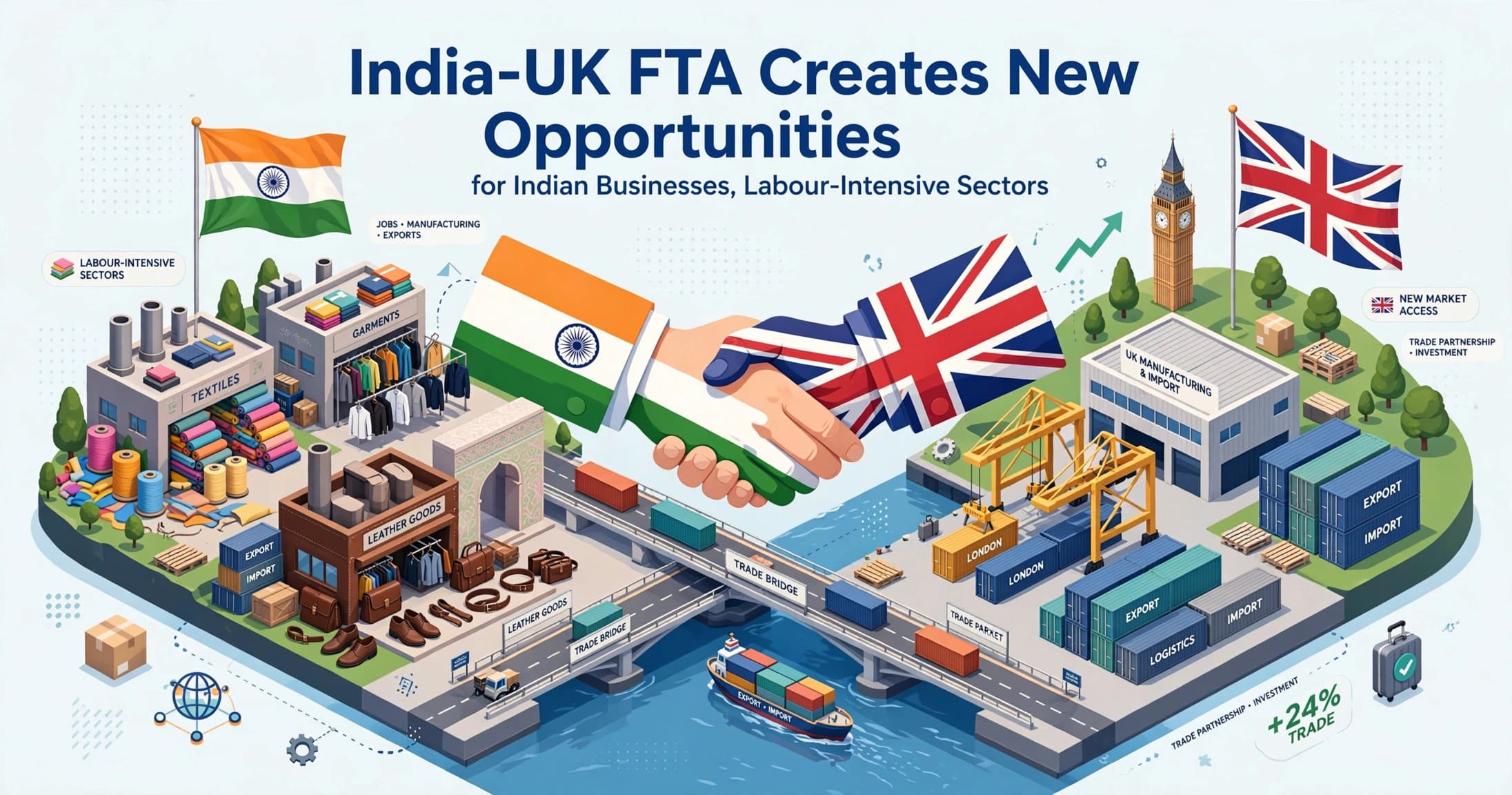 India-UK FTA Creates New Opportunities for Indian Businesses, Labour-Intensive Sectors