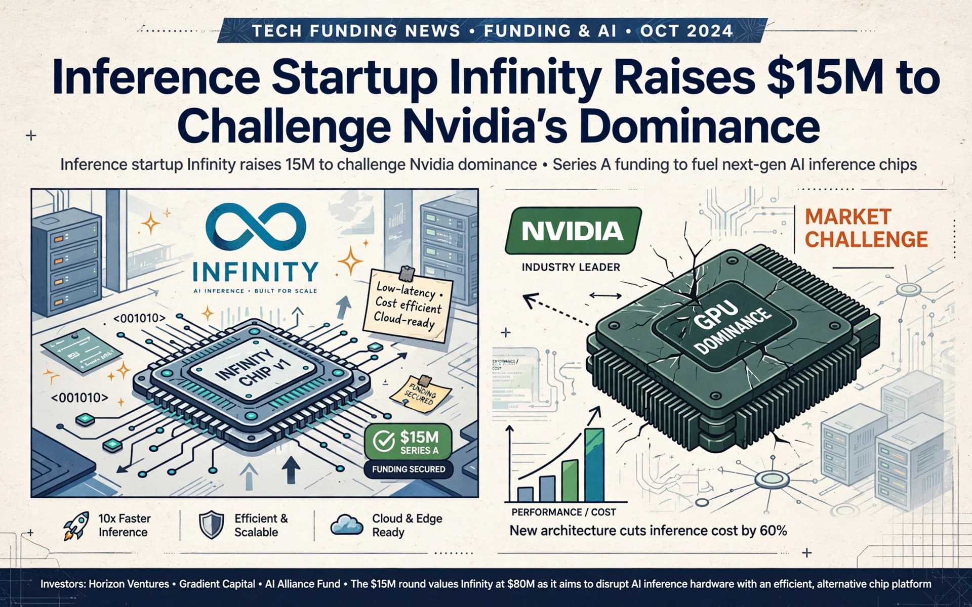 Inference Startup Infinity Raises $15M to Challenge Nvidia's Dominance