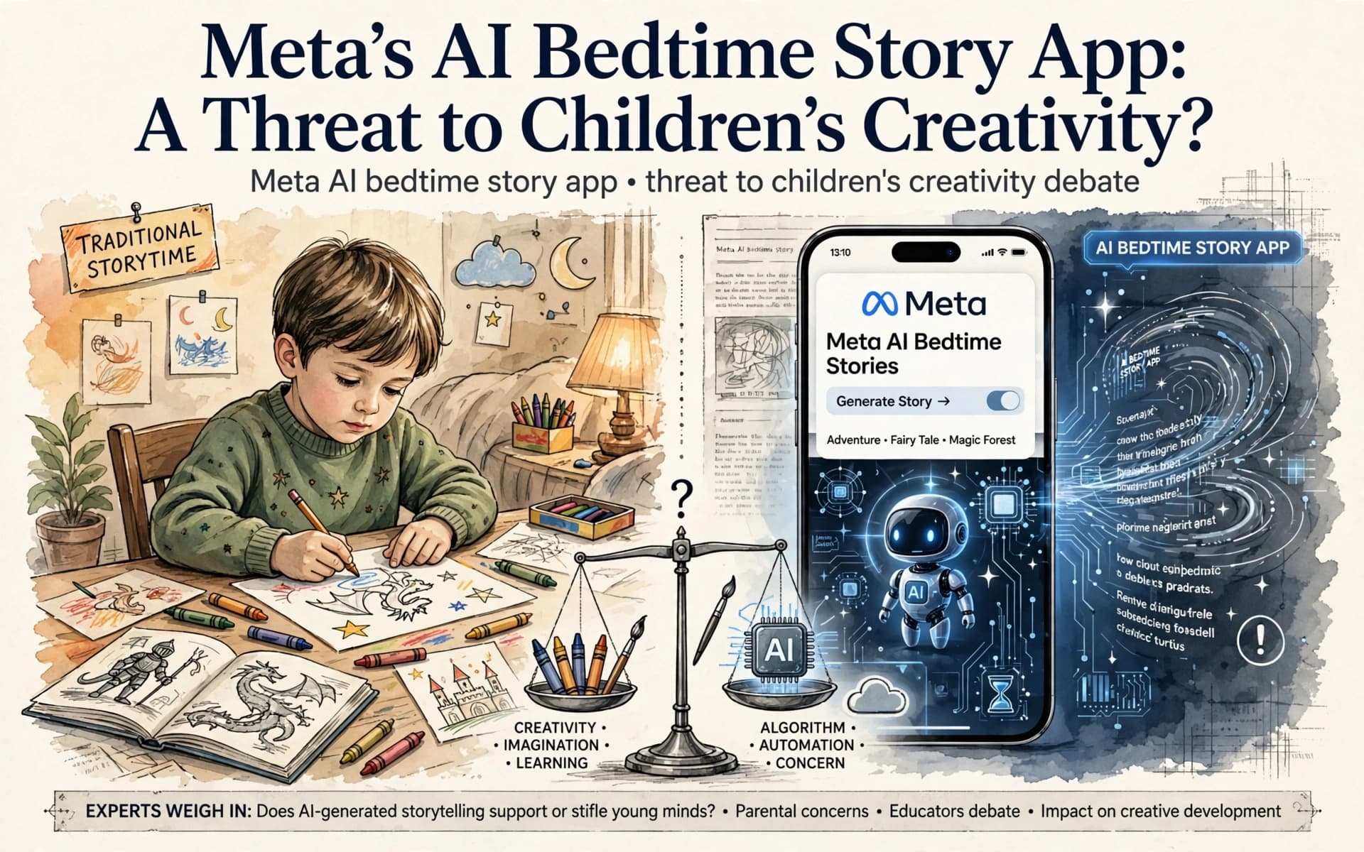 Meta's AI Bedtime Story App: A Threat to Children's Creativity?