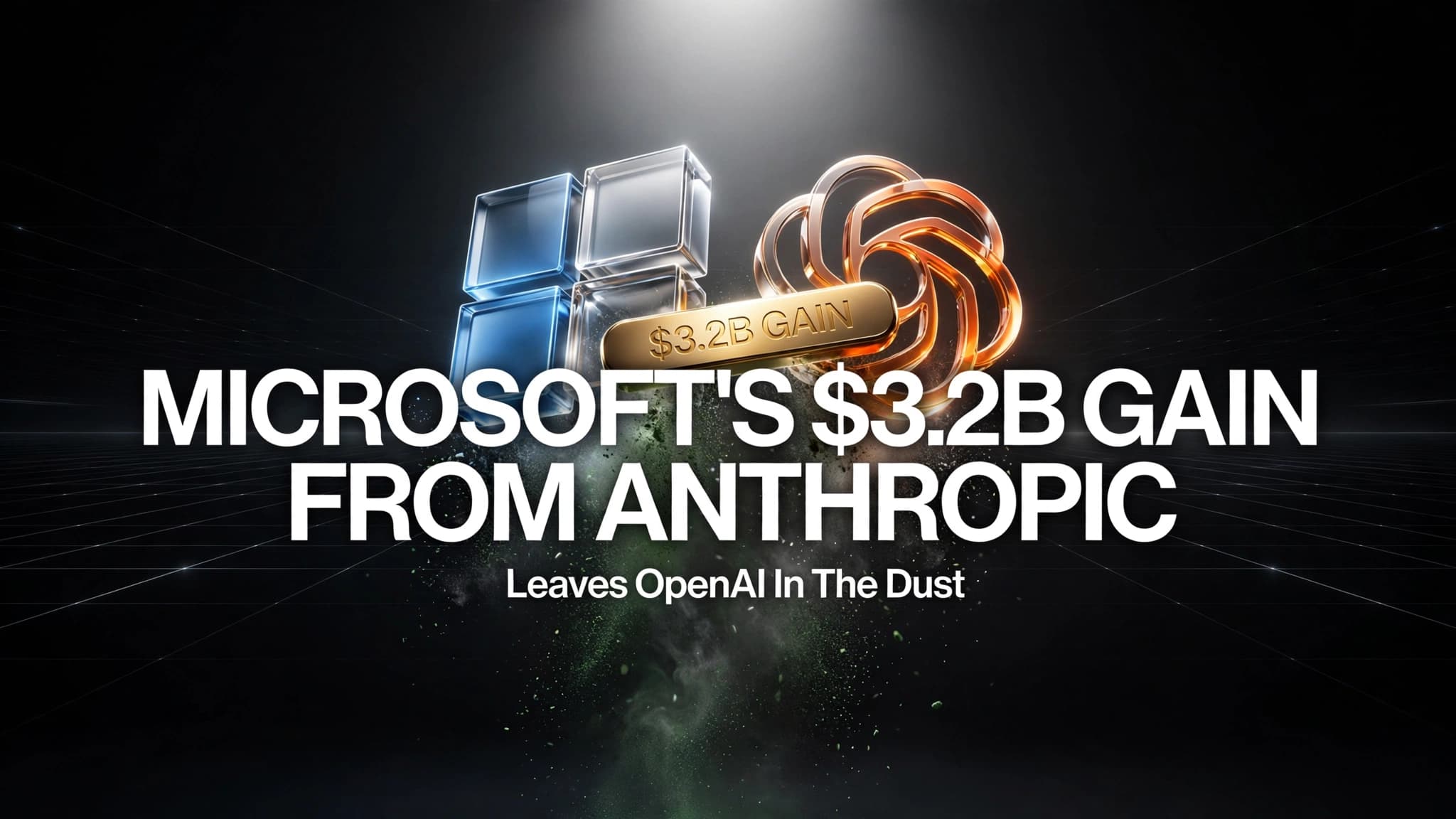Microsoft's $3.2B Gain from Anthropic Investment Leaves OpenAI in the Dust
