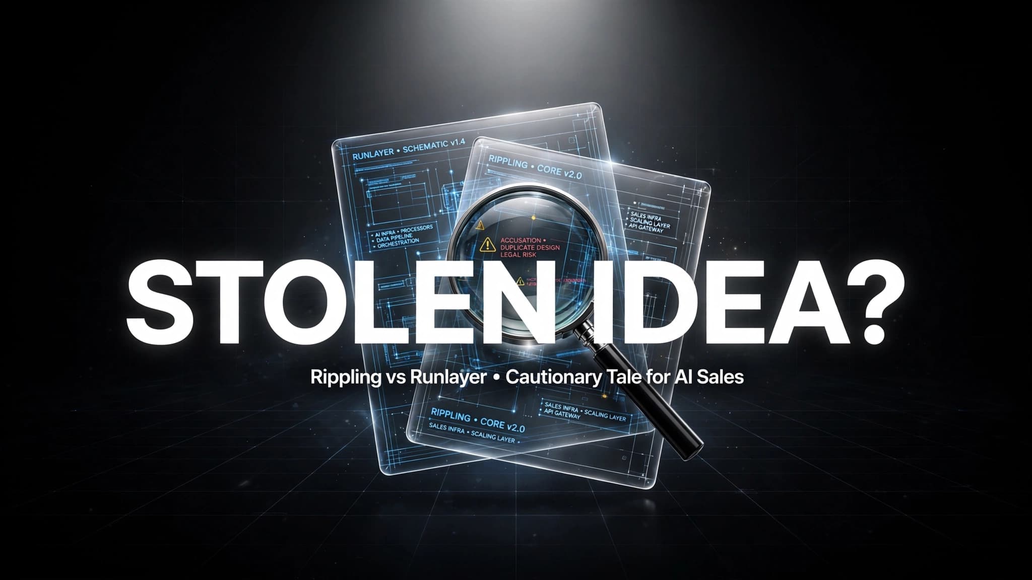Rippling Accused of Stealing Runlayer's Product Idea: A Cautionary Tale for AI Infrastructure Sales