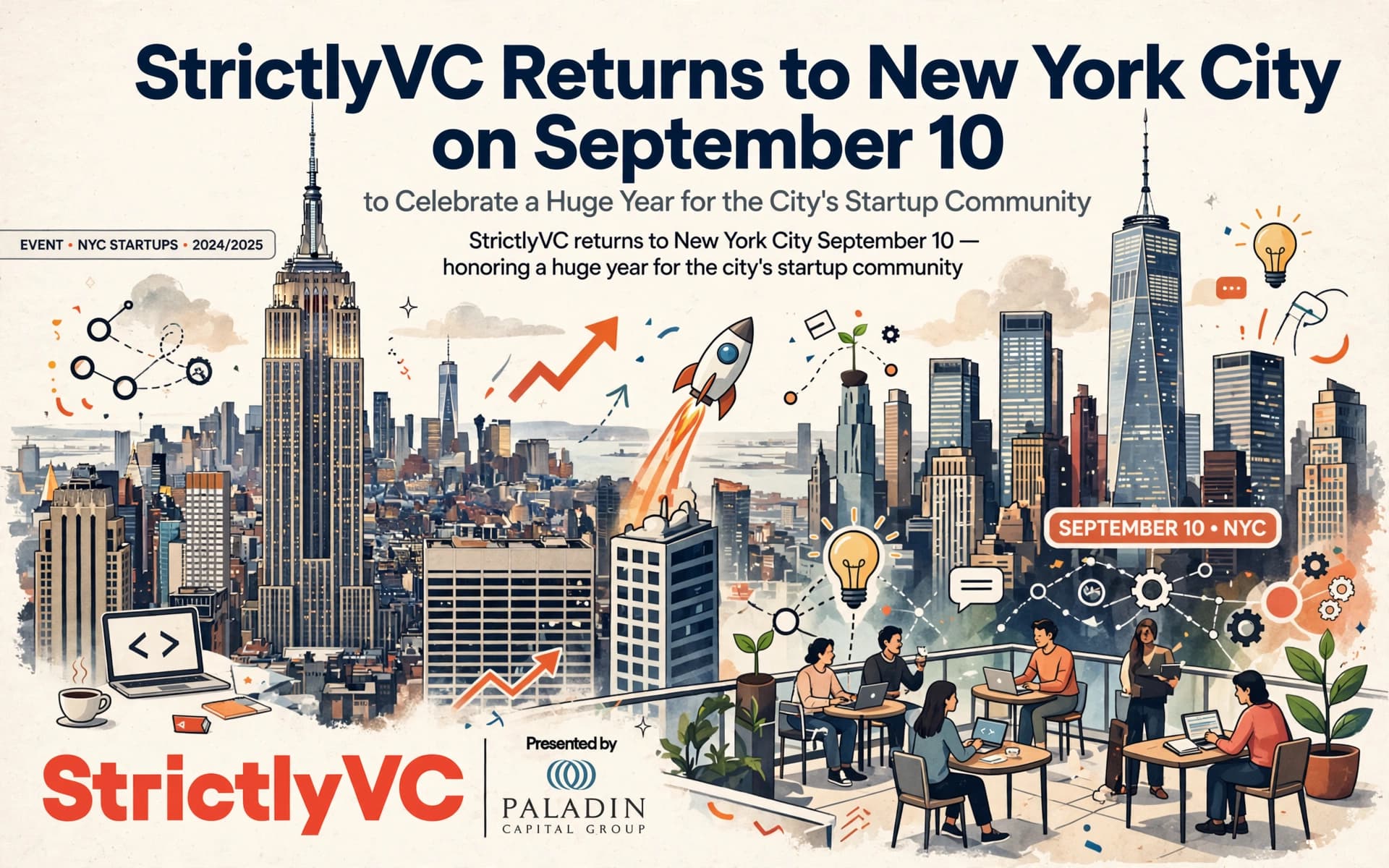 StrictlyVC Returns to New York City on September 10 to Celebrate a Huge Year for the City's Startup Community