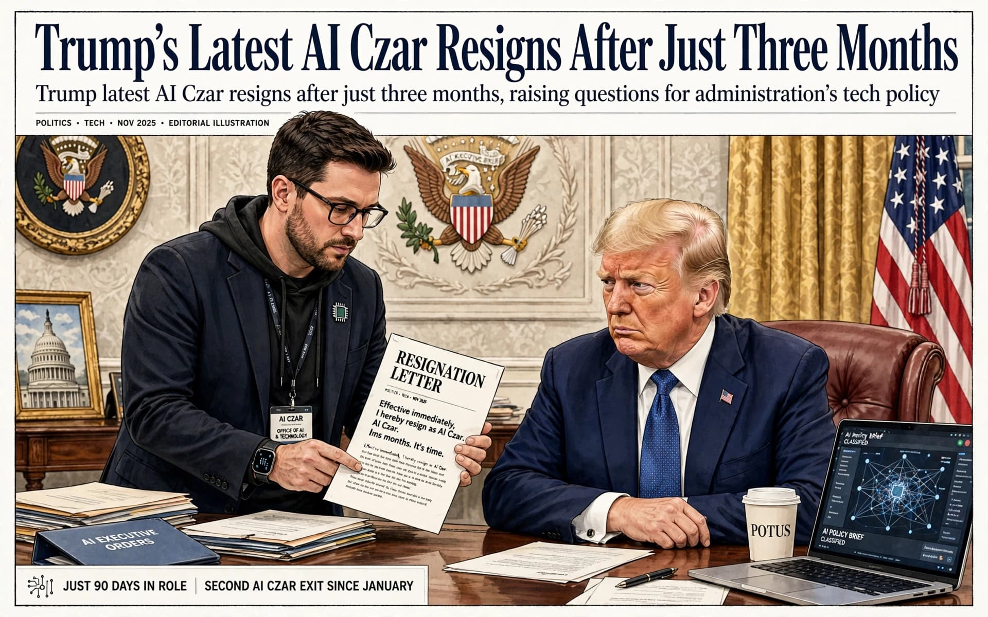 Trump's Latest AI Czar Resigns After Just Three Months