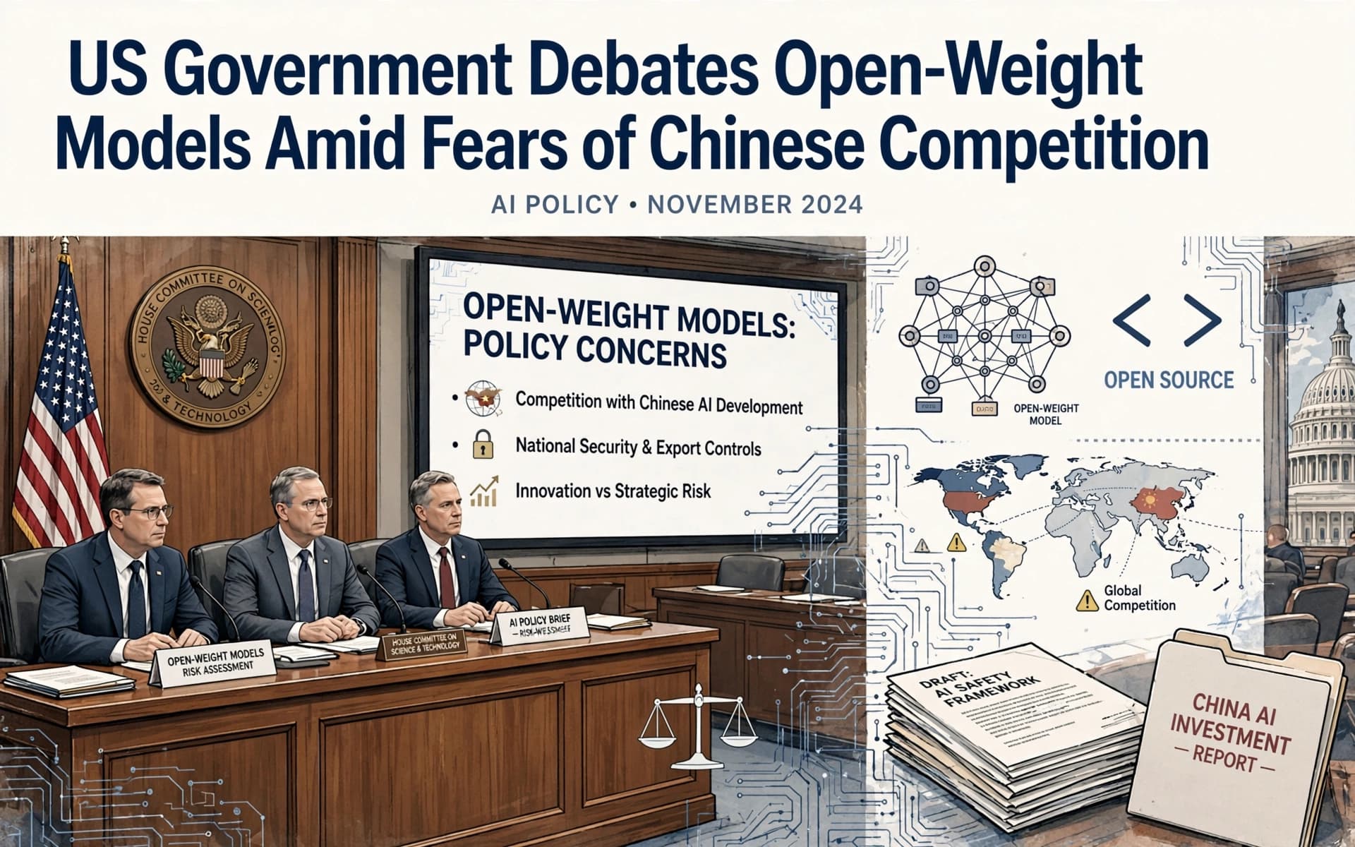 US Government Debates Open-Weight Models Amid Fears of Chinese Competition