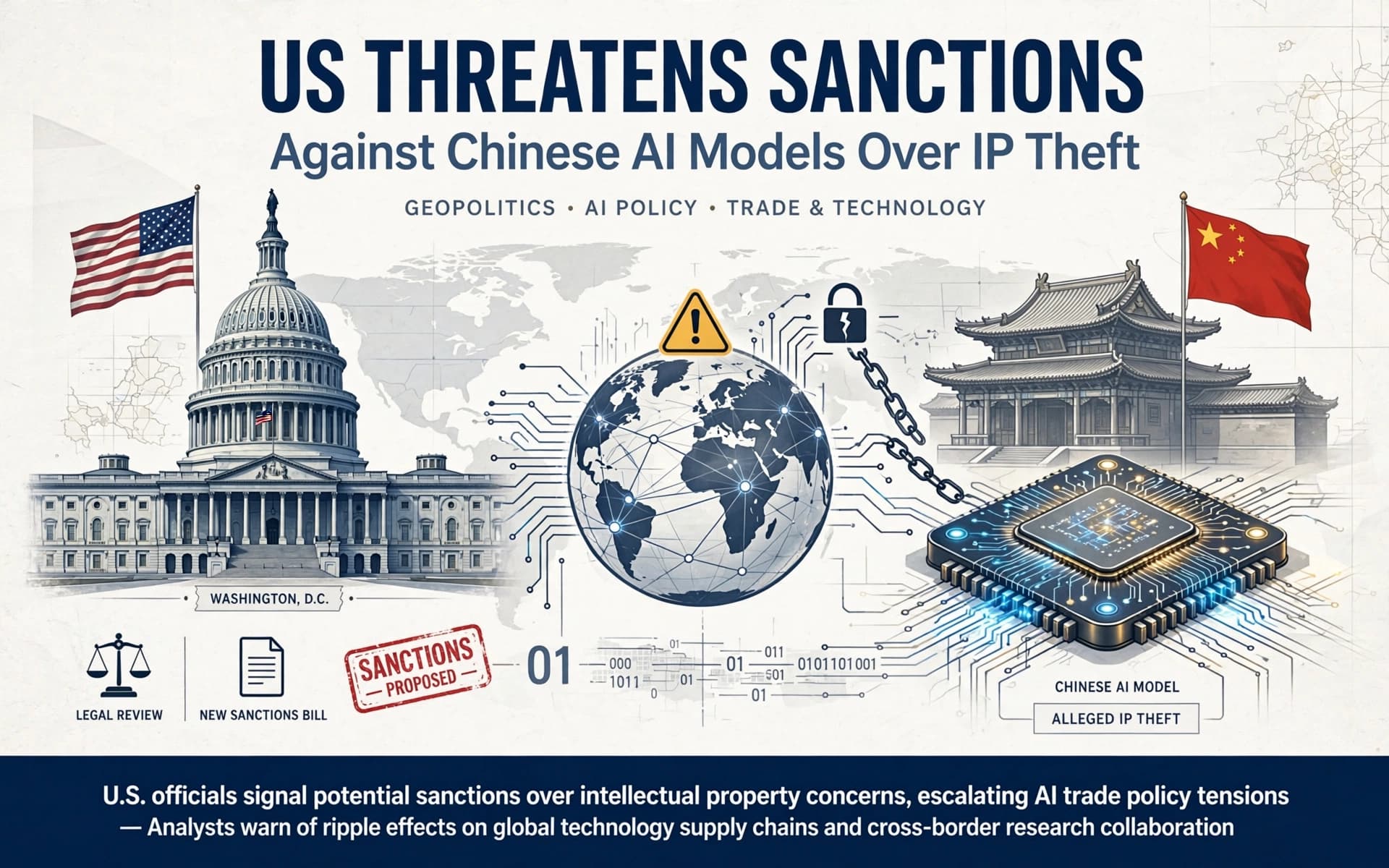 US Threatens Sanctions Against Chinese AI Models Over IP Theft