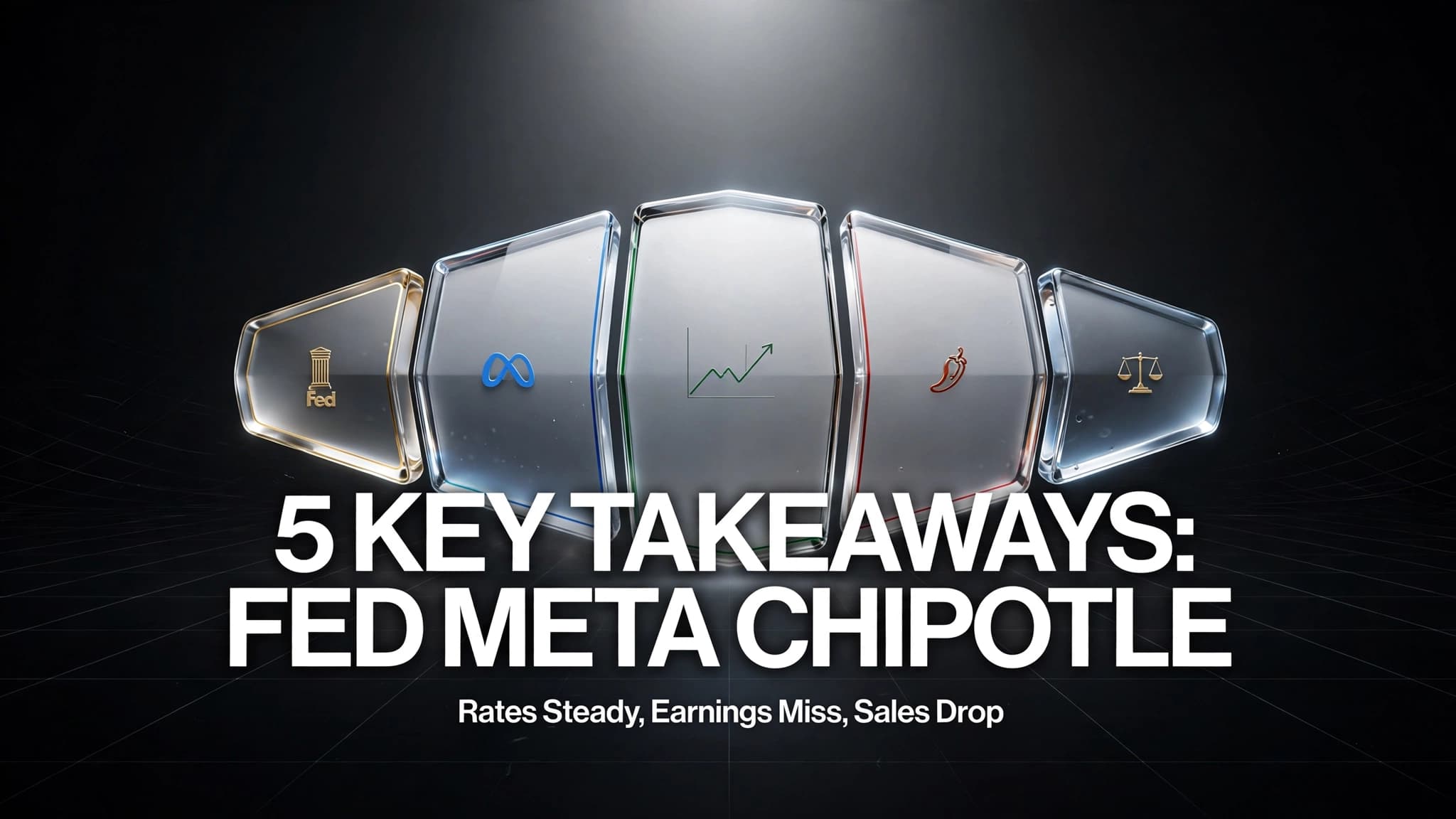 5 Key Takeaways: Fed Holds Rates Steady, Meta Misses Earnings, and Chipotle Sees Sales Drop