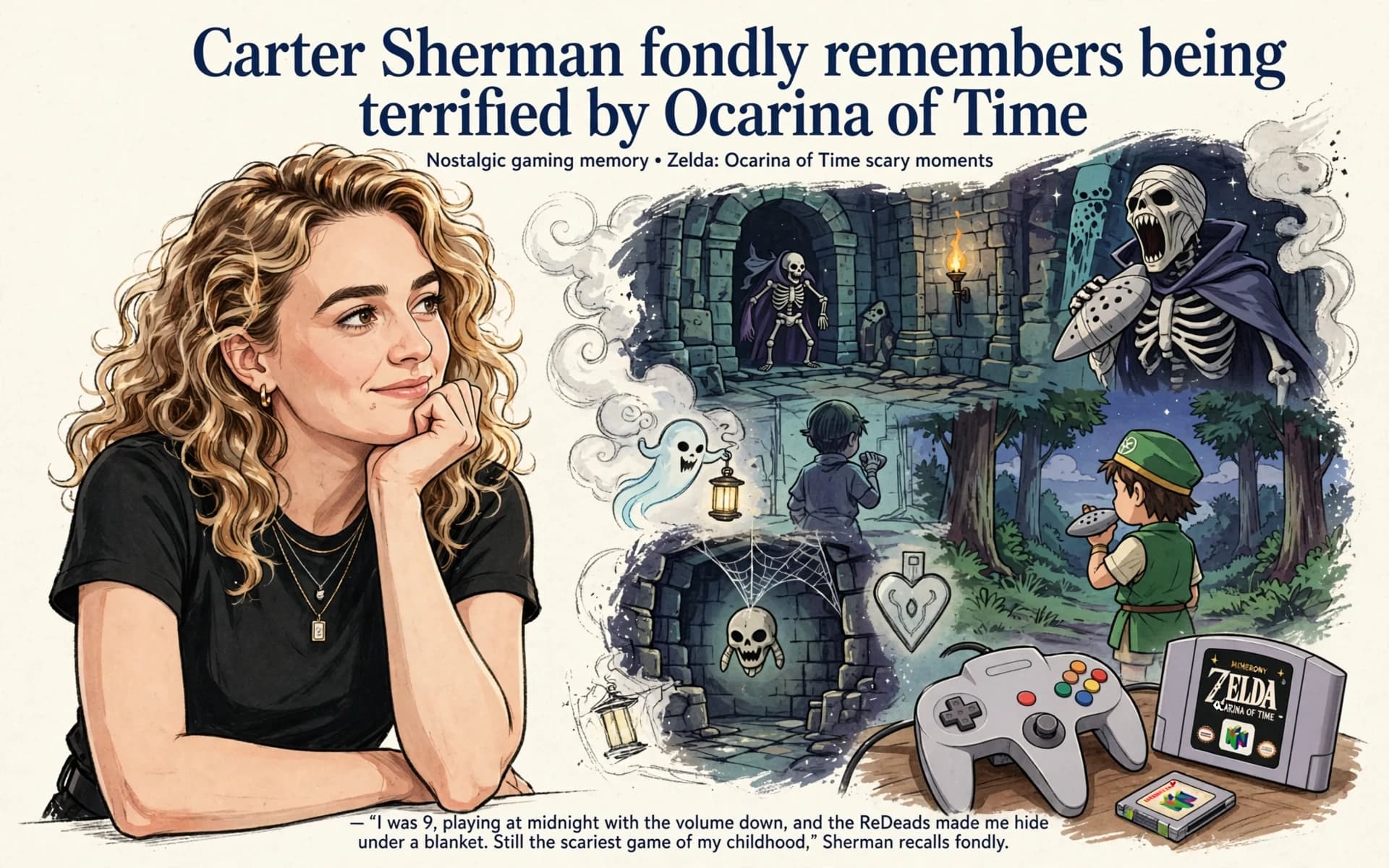 Carter Sherman fondly remembers being terrified by Ocarina of Time