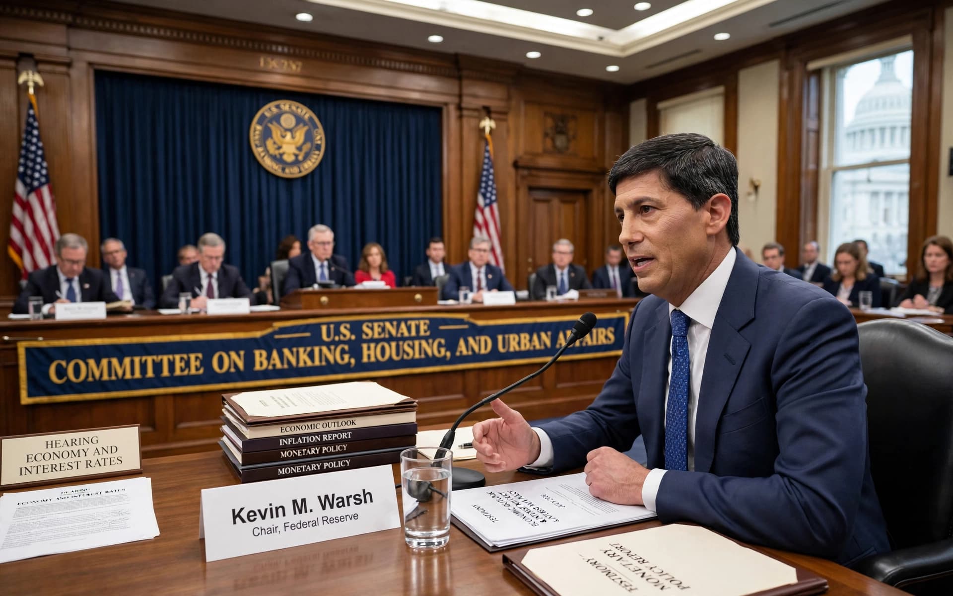 Fed Chair Kevin Warsh Testifies Before Senate Banking Committee on Economy and Interest Rates