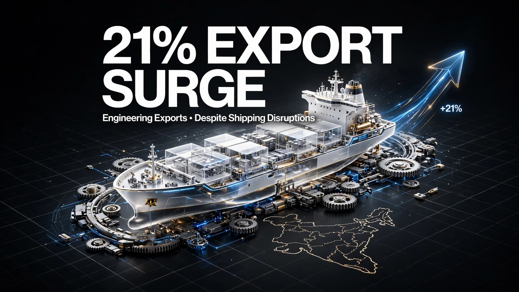 India's engineering exports surge 21% in June despite global shipping disruptions