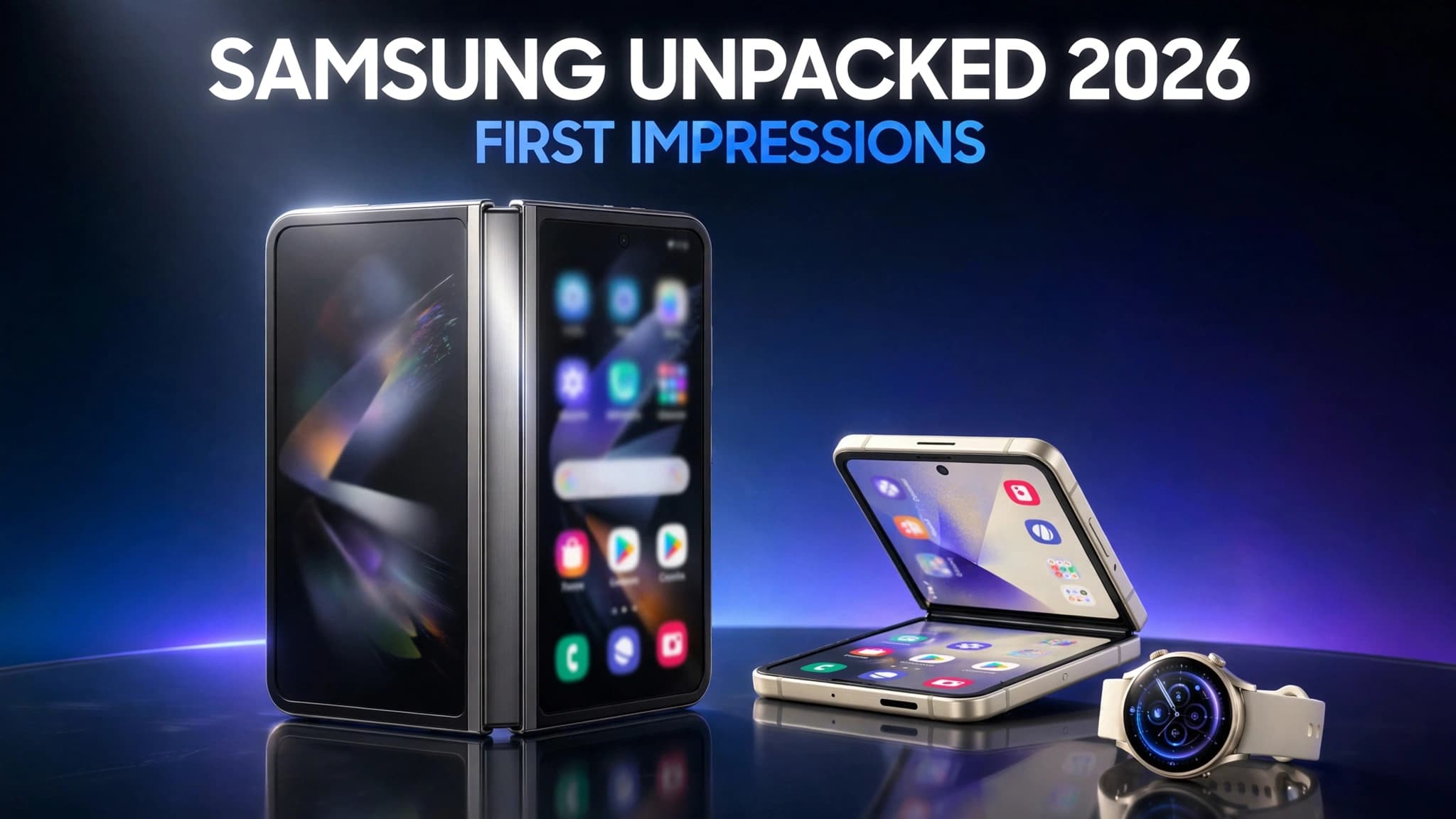 Samsung Unpacked 2026 First Impressions: Every Galaxy Z Fold 8, Flip 8 and Watch Detail You Need
