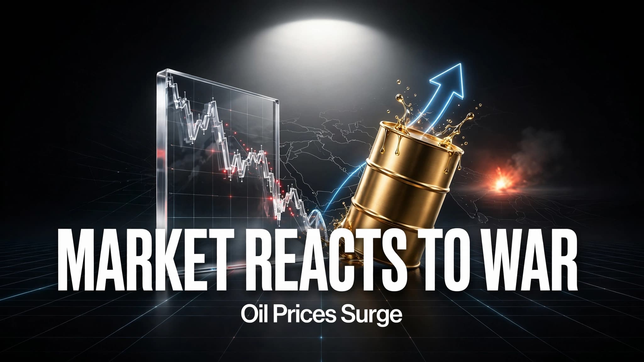 Stock Market Reacts to War in Middle East, Oil Prices Surge