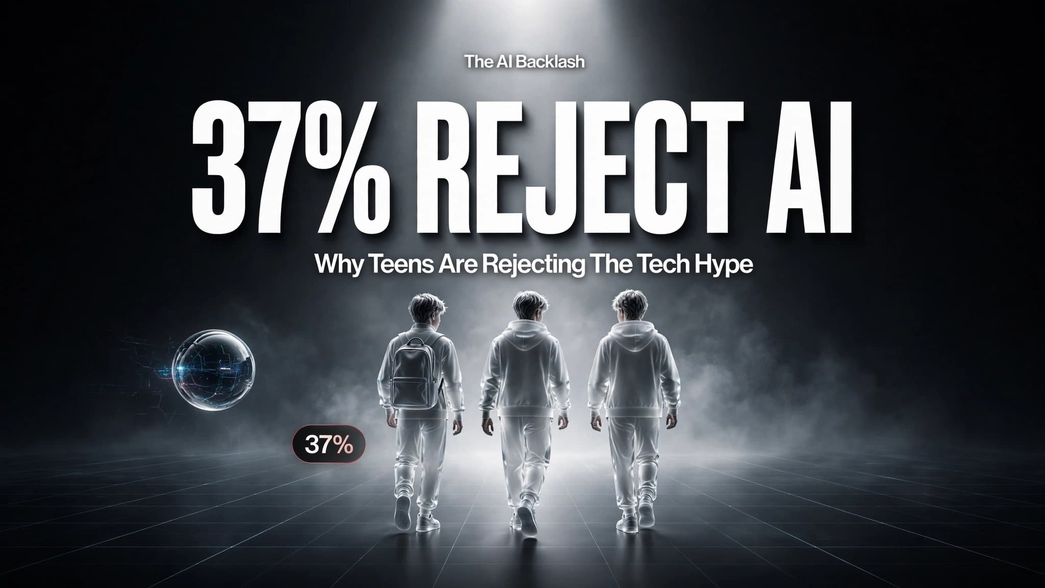 The AI Backlash: Why 37% of Teens Are Already Rejecting the Tech Hype